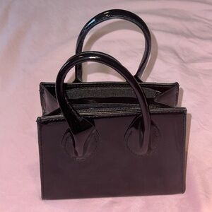 SHEIN Black PU Leather Purse